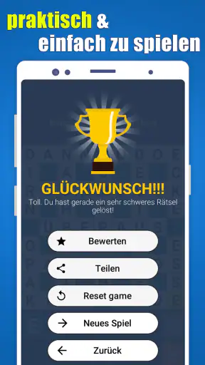 Kreuzworträtsel Deutsch Rätsel screenshot