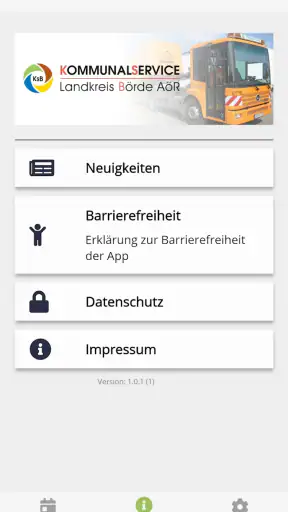 KsB Abfall- und Wertstoffapp screenshot