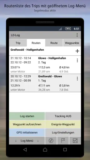LD-Log - GPS Tracker & Logbuch screenshot