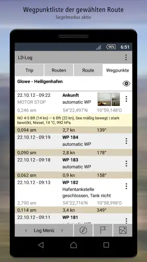LD-Log - GPS Tracker & Logbuch screenshot