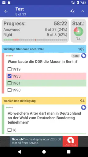 Leben In Deutschland Test screenshot