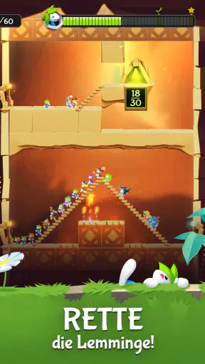 Lemminge - Puzzle-Abenteuer screenshot