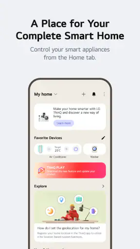 LG ThinQ screenshot
