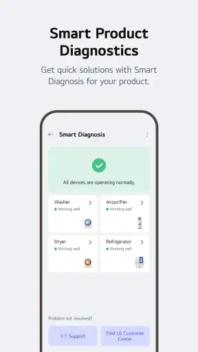 LG ThinQ screenshot