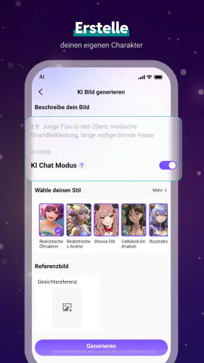 Linky AI: Chat, Spiel, Bindung screenshot
