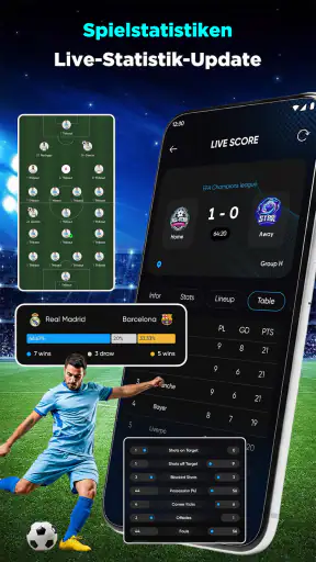 Live Score - Fußballergebnisse screenshot