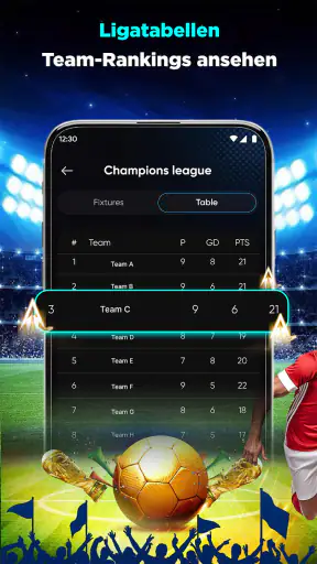 Live Score - Fußballergebnisse screenshot