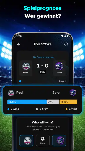 Live Score - Fußballergebnisse screenshot