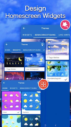 Lokale Wettervorhersage screenshot