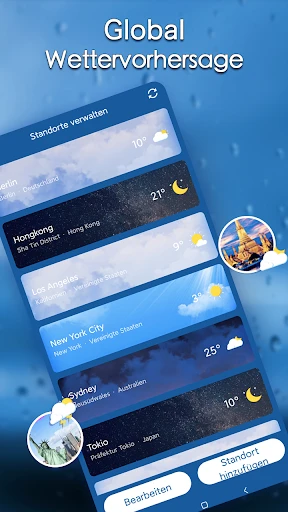Lokale Wettervorhersage screenshot