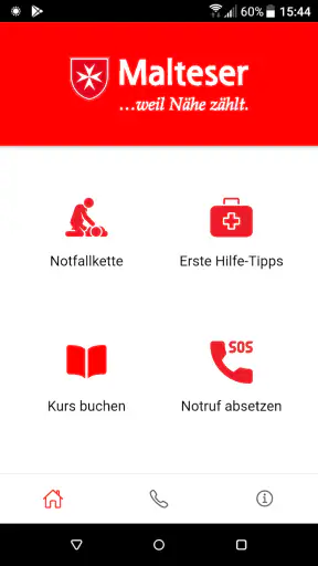 Malteser Erste-Hilfe App screenshot