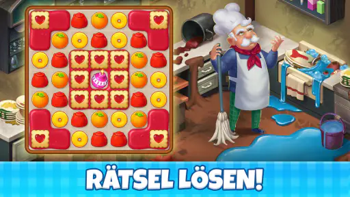 Manor Cafe: 3-Gewinnt-Spiele screenshot