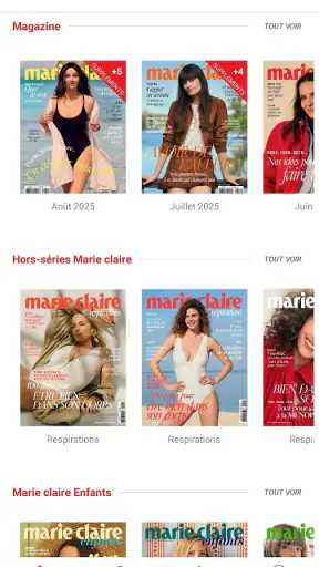 Marie Claire France screenshot