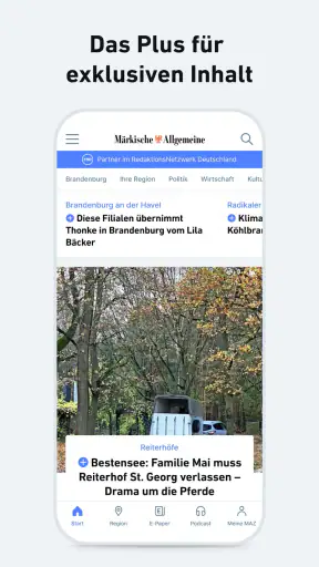 MAZ - Nachrichten und Podcast screenshot