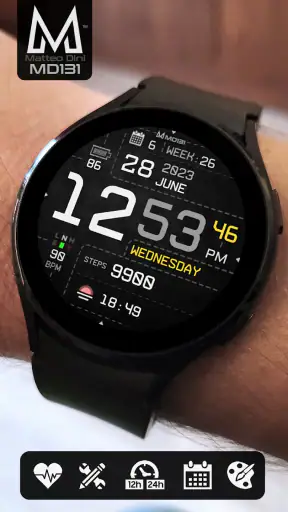 MD131 - Digital watch face screenshot