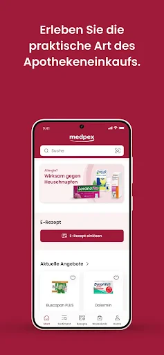 medpex Apotheken Versand screenshot
