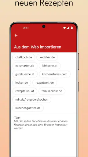 Mein Kochbuch, Rezepte sammeln screenshot