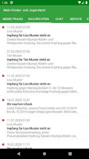Meine pädiatrische Praxis screenshot