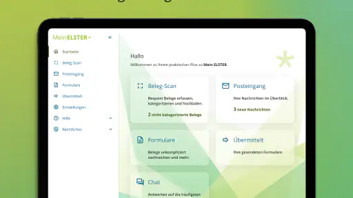 MeinELSTER+ screenshot
