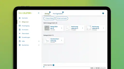 MeinELSTER+ screenshot