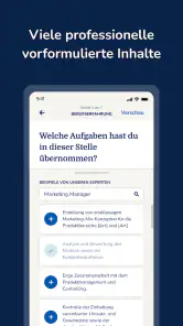 MeinPerfekterLebenslauf screenshot