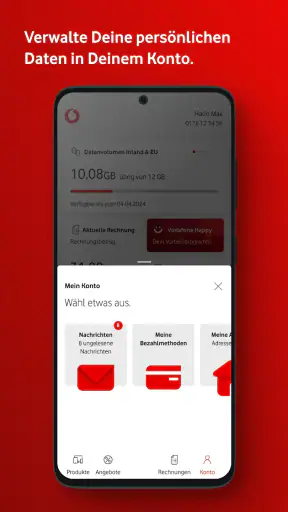 MeinVodafone screenshot