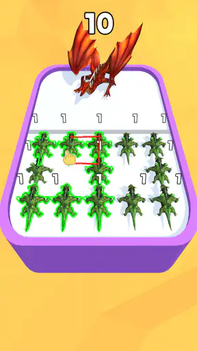 Merge Master: Dino Spiele screenshot