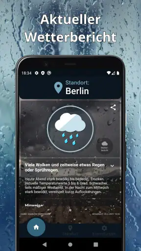 Meteo! - Unwetter Warn App screenshot