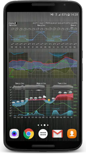 Meteogram Pro Weather Widget screenshot