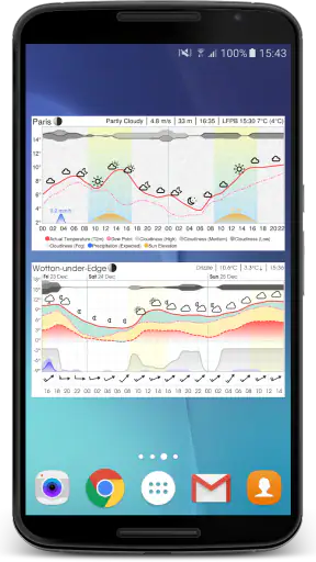 Meteogram Pro Weather Widget screenshot