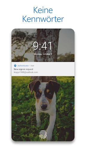 Microsoft Authenticator screenshot