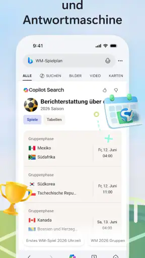 Microsoft Bing Suche screenshot