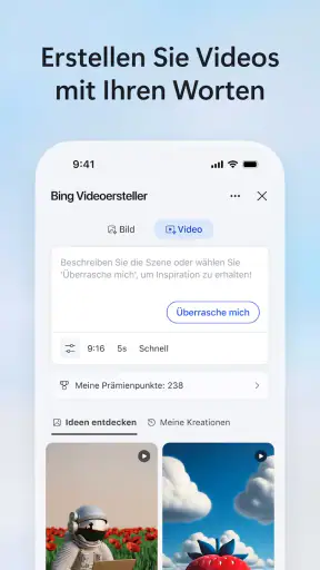 Microsoft Bing Suche screenshot