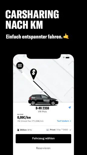 MILES Carsharing & Vansharing screenshot