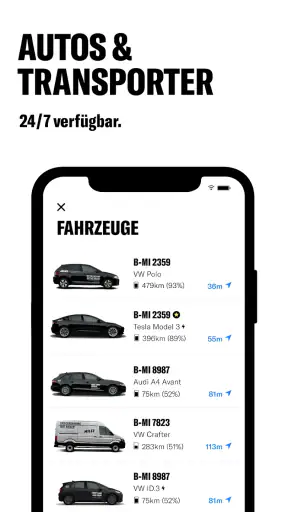 MILES Carsharing & Vansharing screenshot