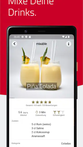mixable, die Cocktail-App screenshot