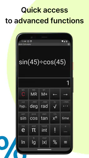 Mobi Taschenrechner PRO screenshot