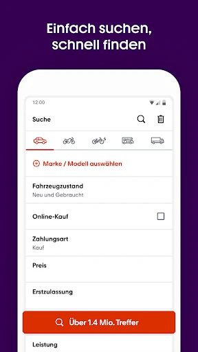 mobile.de: Autos kaufen & mehr screenshot