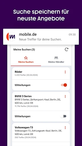 mobile.de: Autos kaufen & mehr screenshot