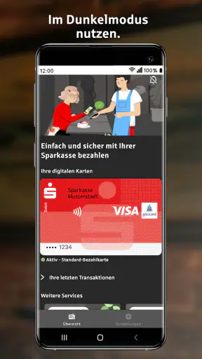 Mobiles Bezahlen - Sparkasse screenshot