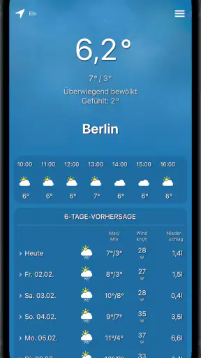Wetter & Radar - Mobilewetter screenshot