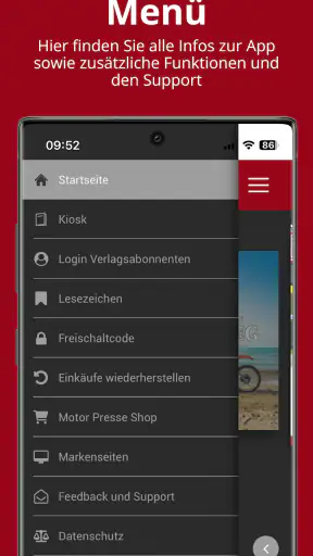 Motorrad Kiosk screenshot