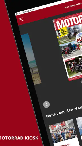 Motorrad Kiosk screenshot