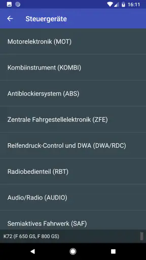 MotoScan für BMW Motorrad screenshot