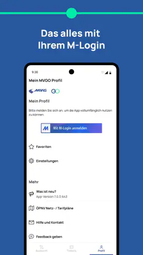 MVGO: Mobilitäts-App München screenshot