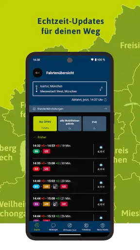 MVV-App screenshot