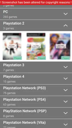 My Game Collection PREMIUM screenshot