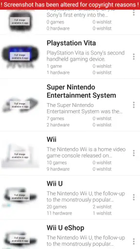 My Game Collection PREMIUM screenshot
