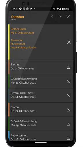 MyMüll.de - Abfall App screenshot