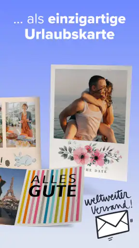 MyPostcard Postkarten App screenshot